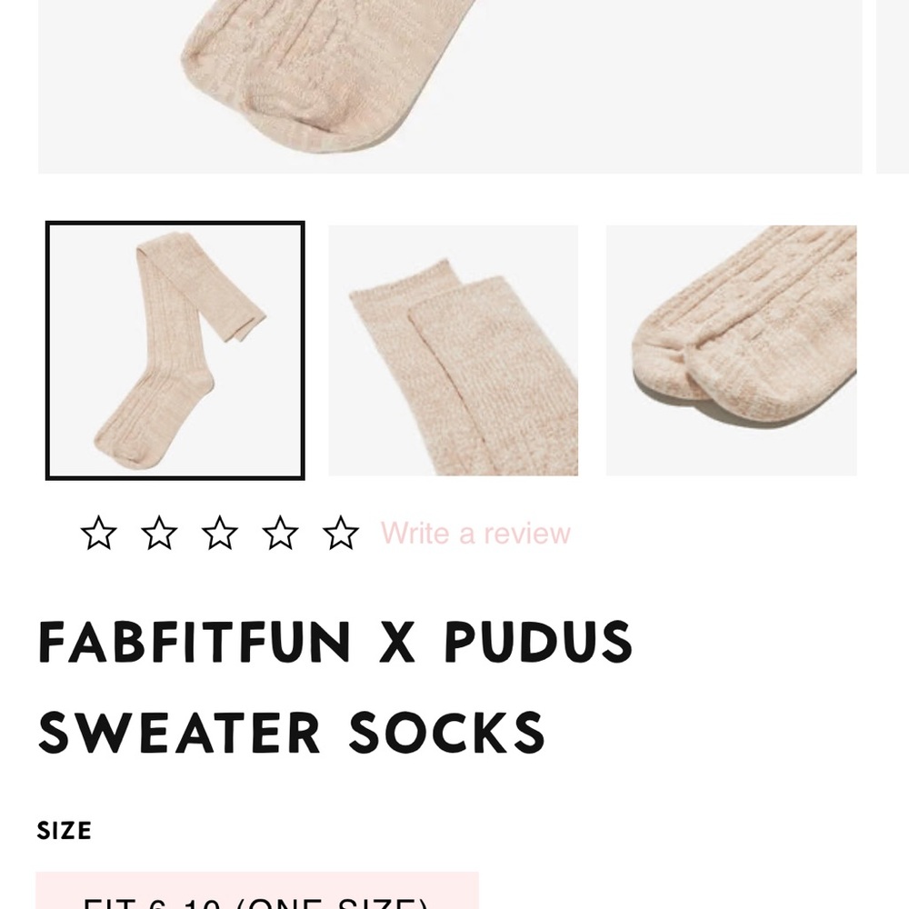 Over the knee sweater socks